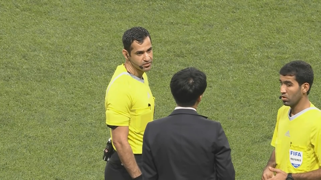  賈西姆執(zhí)法亞冠海港客戰(zhàn)神戶勝利船，此前主哨國足0-7日本