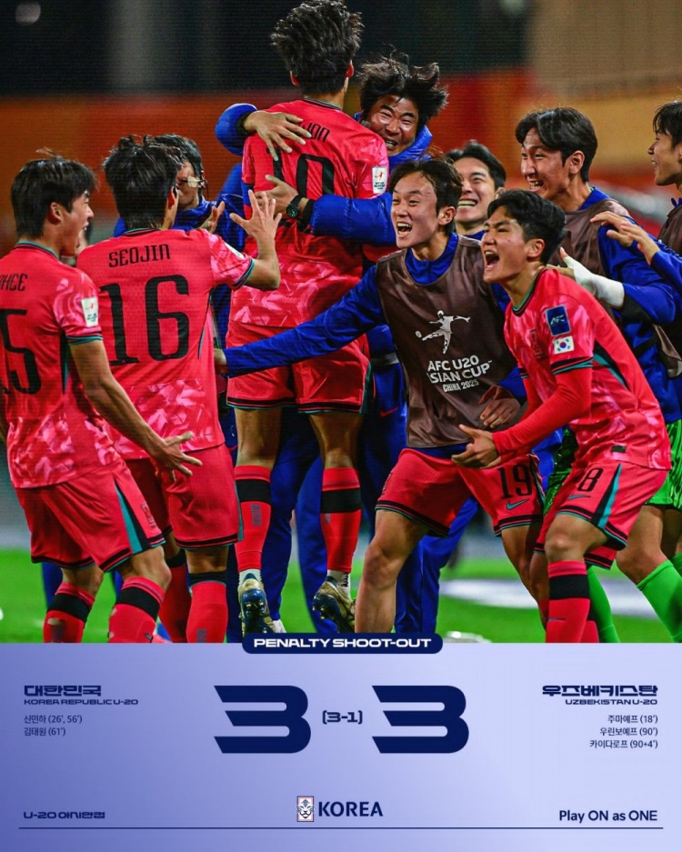  韓國(guó)U20門(mén)將：對(duì)撲點(diǎn)很有信心，訓(xùn)練中一度10次射門(mén)撲出8次