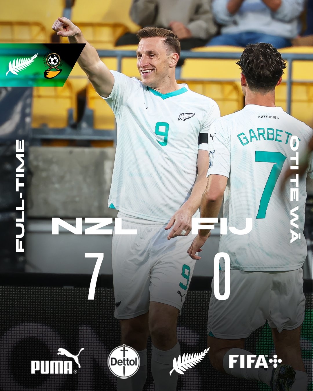  距世界杯一步之遙！新西蘭7-0進大洋洲決賽，其FIFA排名高國足1位