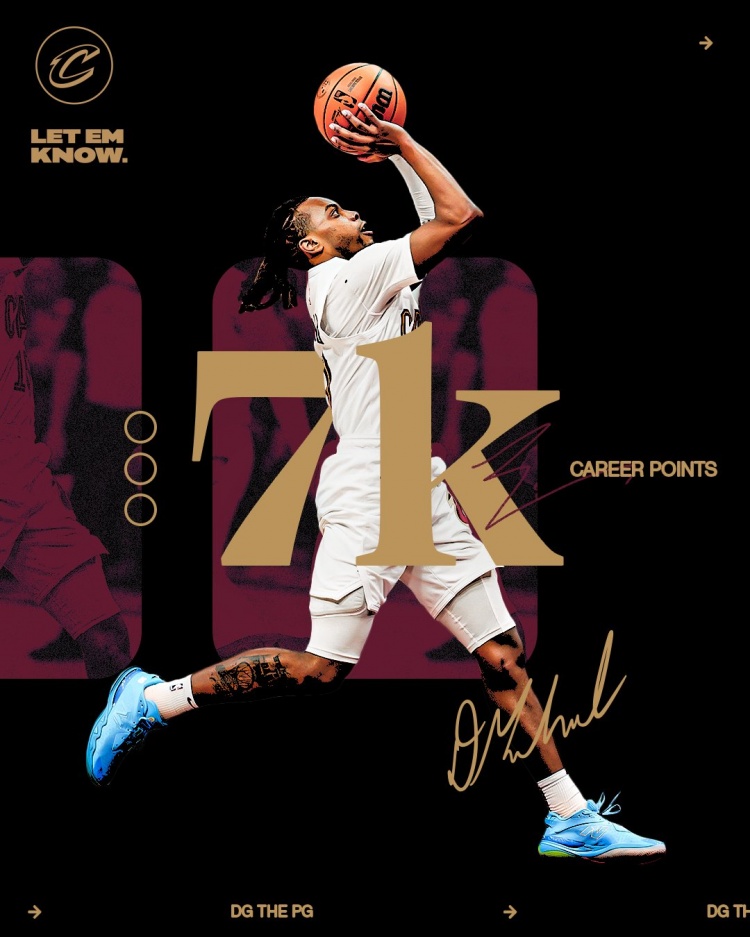  未來可期！加蘭騎士生涯得分達到7000分 隊史第11位！