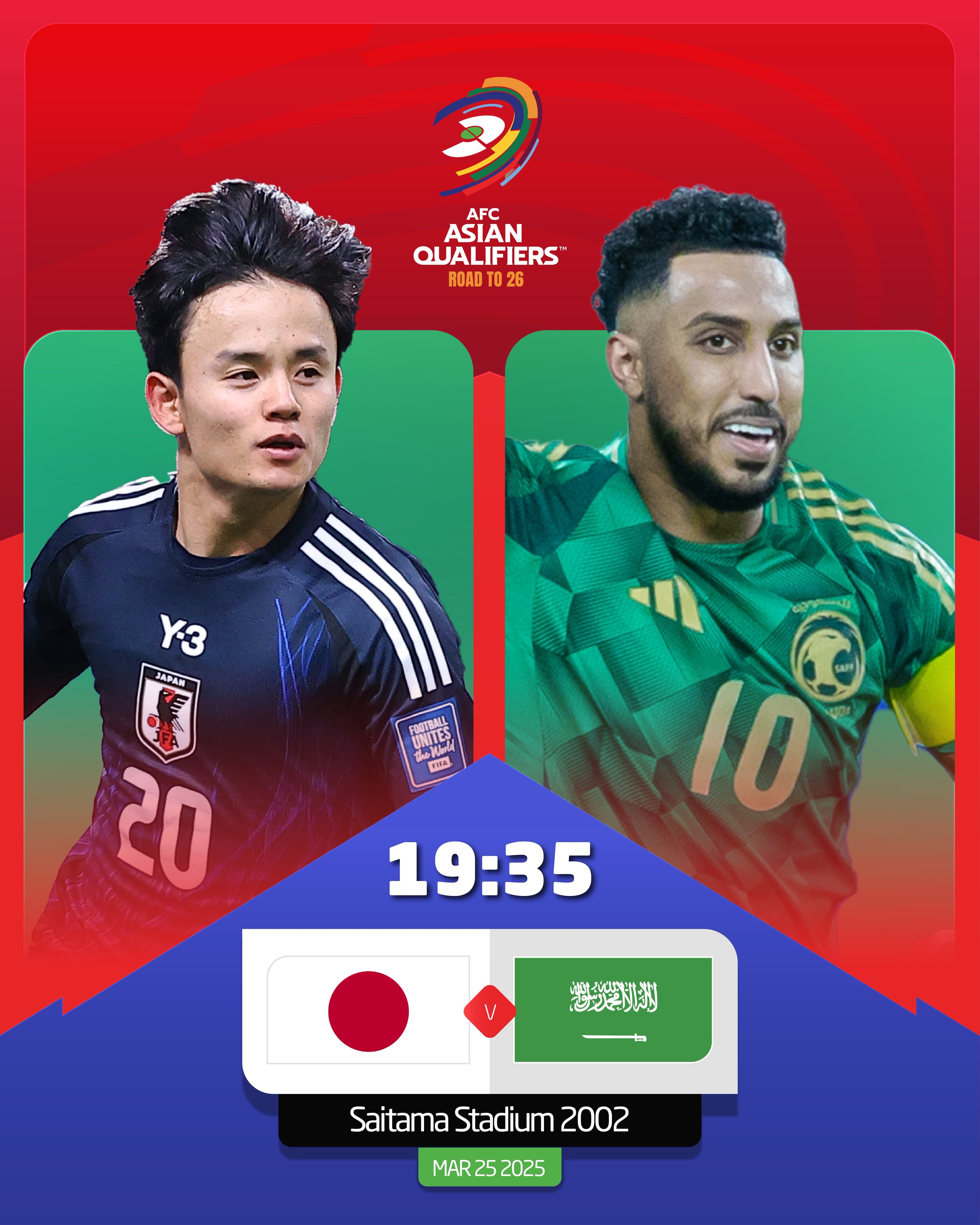  日本vs沙特首發(fā)：久保建英、前田大然、遠(yuǎn)藤航出戰(zhàn)，多薩里先發(fā)