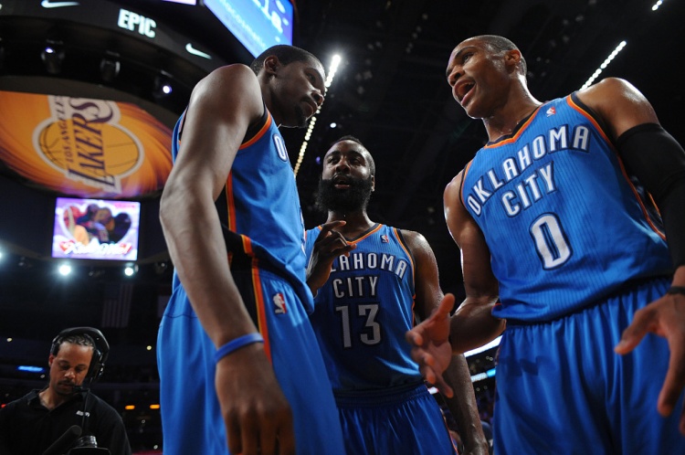  雷霆三少得分全部進(jìn)入歷史前20！他們是NBA歷史最大的如果嗎？