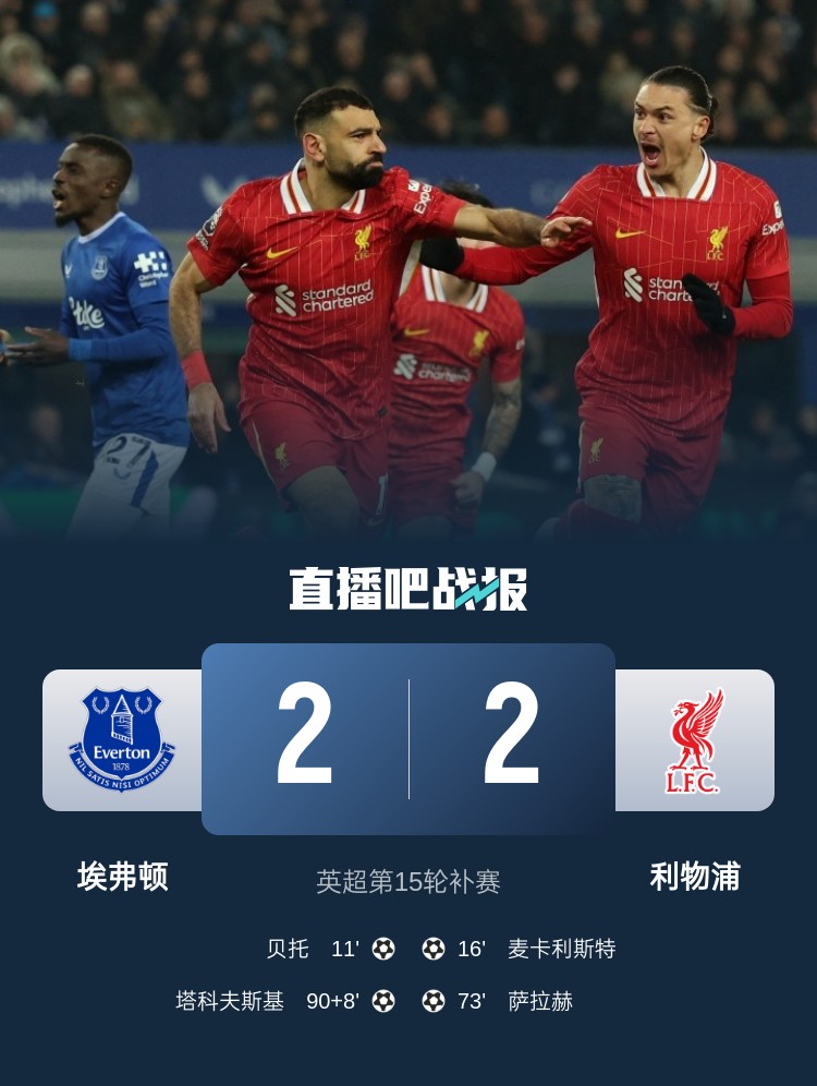  劉語熙評默西塞德德比：場面勝過比分，奧利弗又一次當“主角”